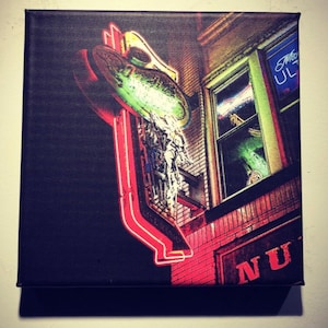 Nudie&#39;s | Nashville Bars | Honky Tonk | Broadway | Metal | Canvas Print | Ready to Hang | Free Shipping