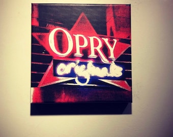 Opry Originals | Historic Nashville | Metal | Canvas Print | Ready to Hang | Free Shipping