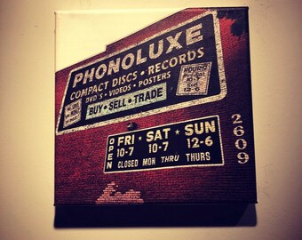 Phonoluxe | Nashville Record Store | Mural | Metal | Canvas Print | Ready to Hang | Free Shipping