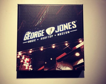George Jones Museum | Nashville History | Honky Tonk | Broadway | Metal | Canvas Print | Ready to Hang | Free Shipping