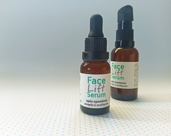 Sérum facial com ácido hialurônico, algas marinhas e vitamina C, Sérum para rosto e olhos, Cuidados naturais com a pele
