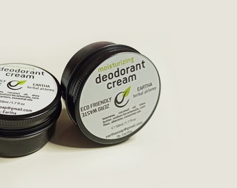 Deodorant Cream | Zero Waste | Travel Size | Cretan-Moroccan Blend | Natural Antibacterial Underarm Balm