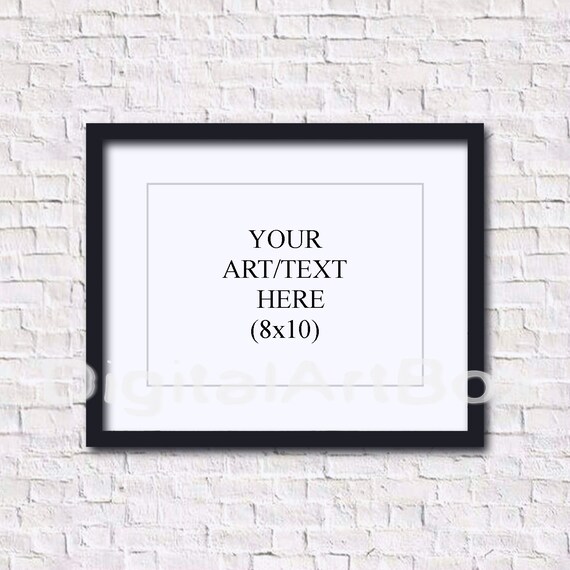 8x10 Horizontal Black Frame Mockup8x10 Frame Mockupwhite Brick Wallpaper 8x10 Horizontal Black Frame Mockup8x10 Frame Mockupwhite Brick Wallpaper