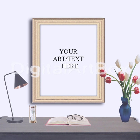 8x10 Golden Frame Mockup16x20 Display Boxwhite Wallpaper Etsy