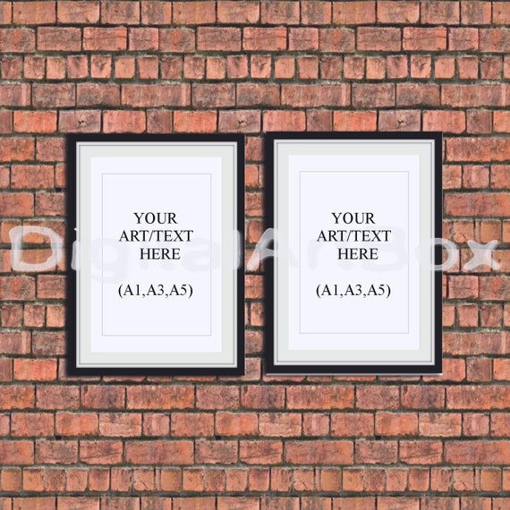 Empty Frame Framed Art,Styled Photography Mockup A3 Vertical Ornate