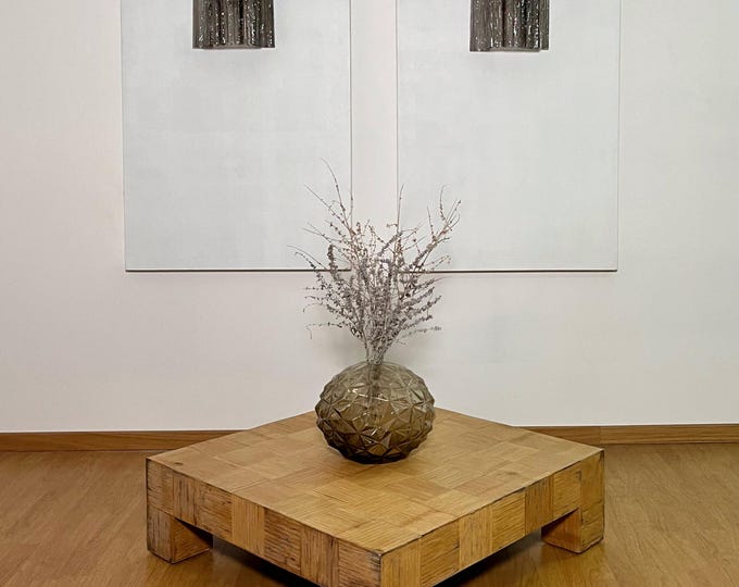 Fantastic pair of Murano Glass Tube wall sconces - 5 smoked glass tubes