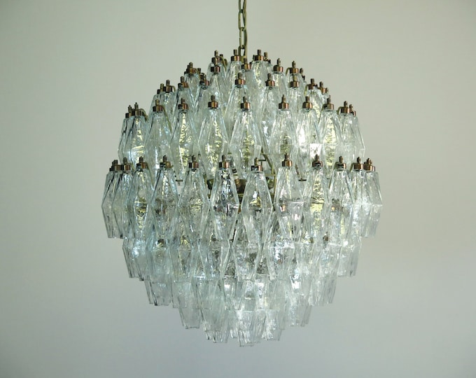 Amazing spherical Murano polyhedra candlesticks - 140 polyhedra