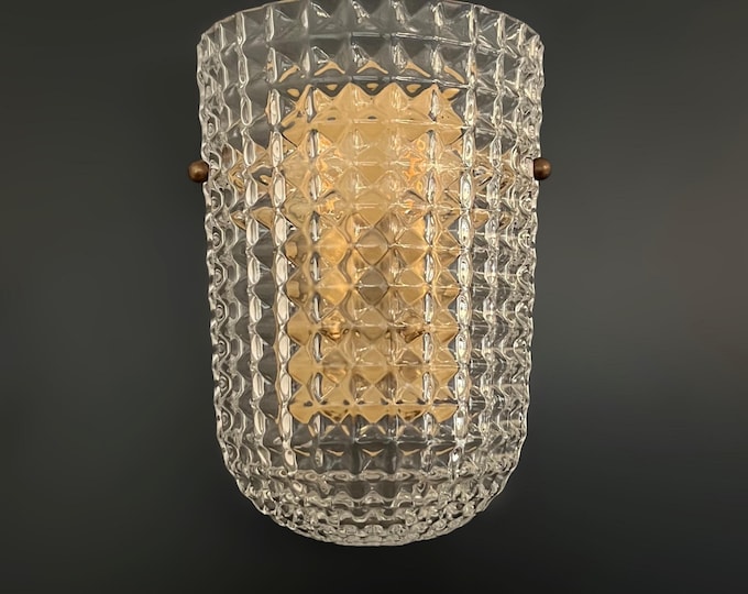 Pair of elegant Murano wall sconces