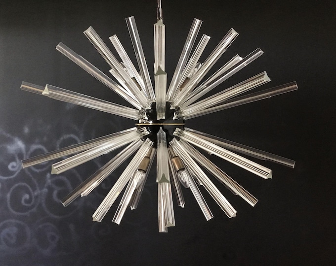 Crystal Prism Sputnik Chandeliers - 50 prisms