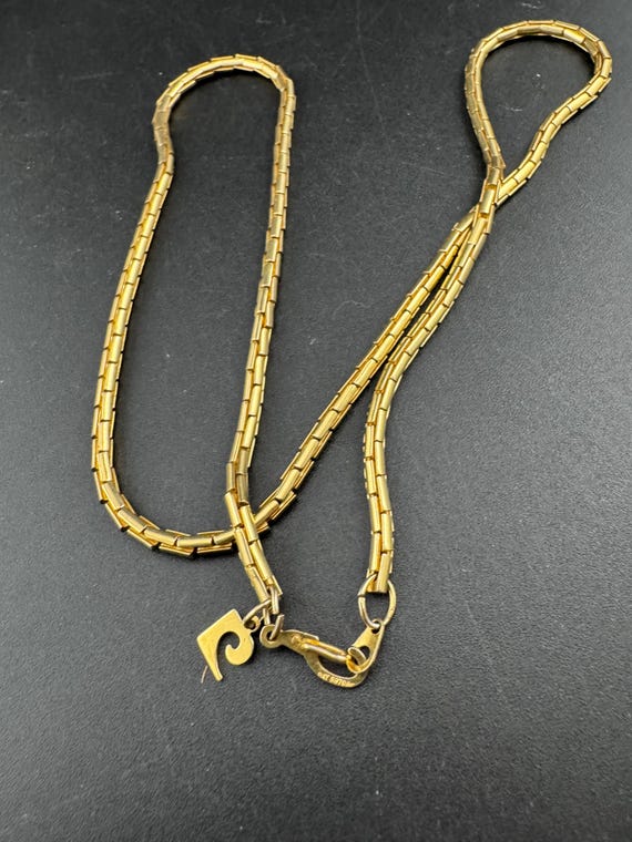Vintage Pierre Cardin Gold Chain Necklace (50cm Plated, Signed) - Etsy