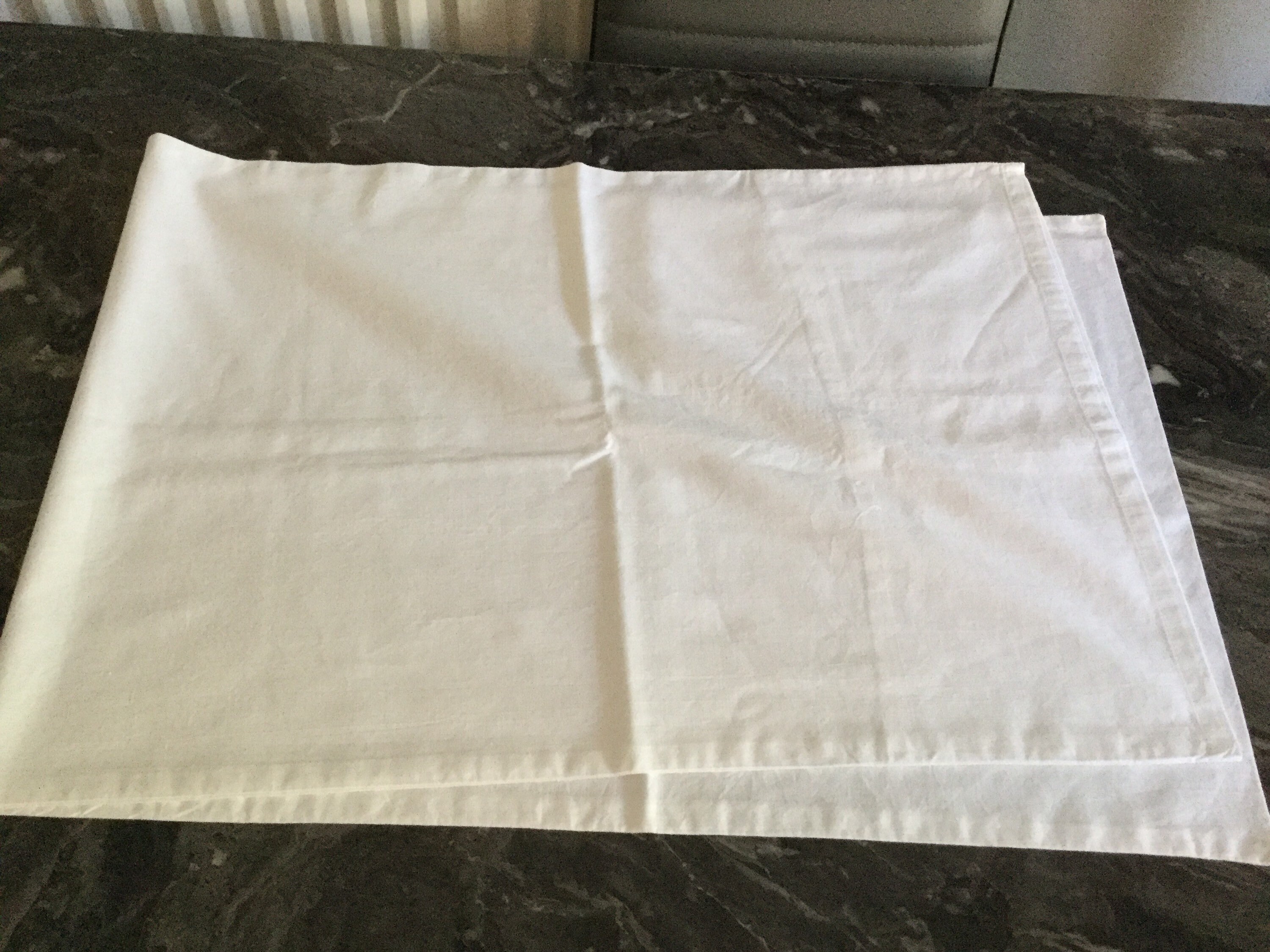 Giant Single Wide Plain White Cotton Pillowcase Bolster Case - Etsy UK