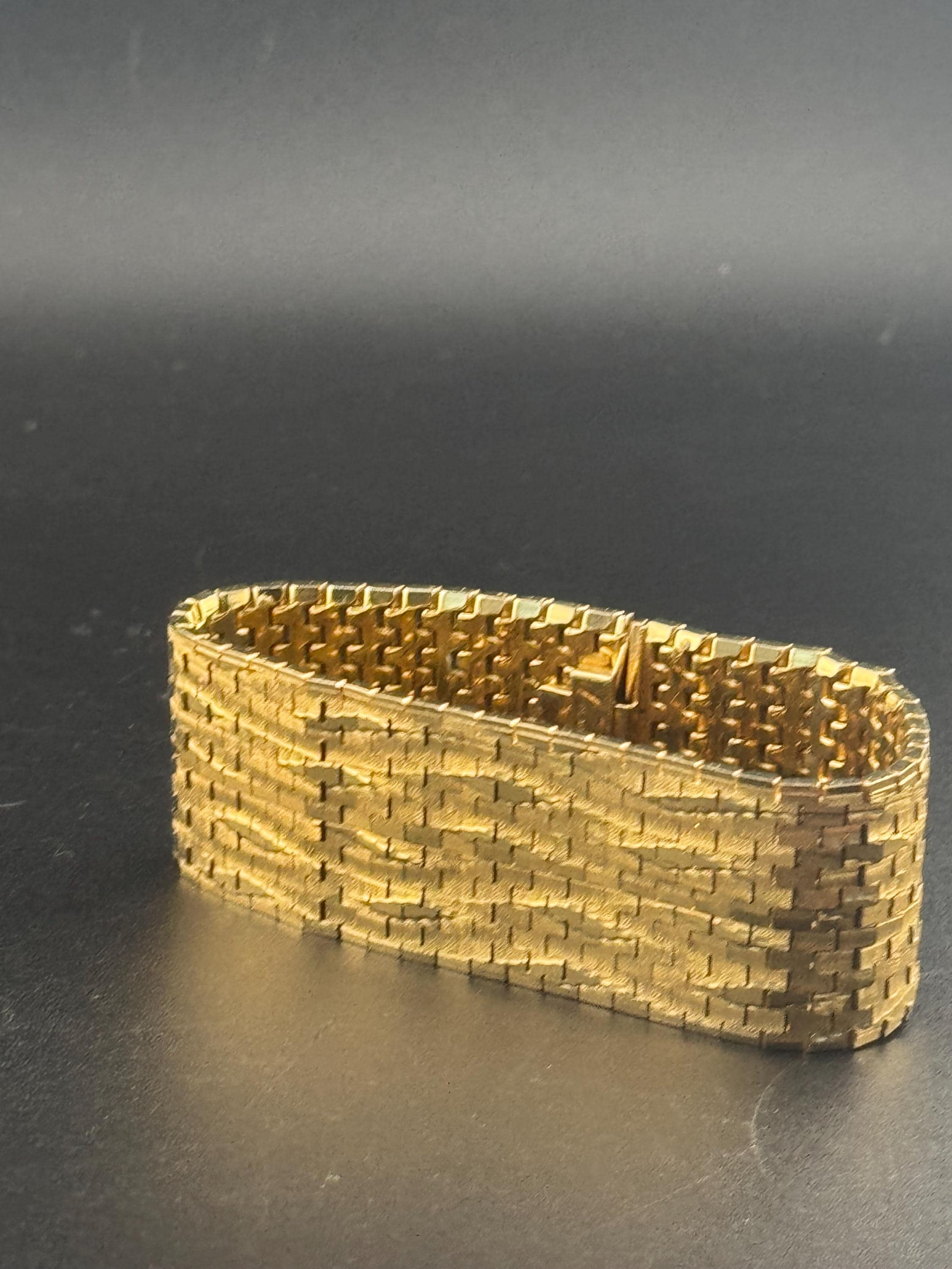 1970s Italian 18k Gold Plated Cuff Bracelet - Etsy UK