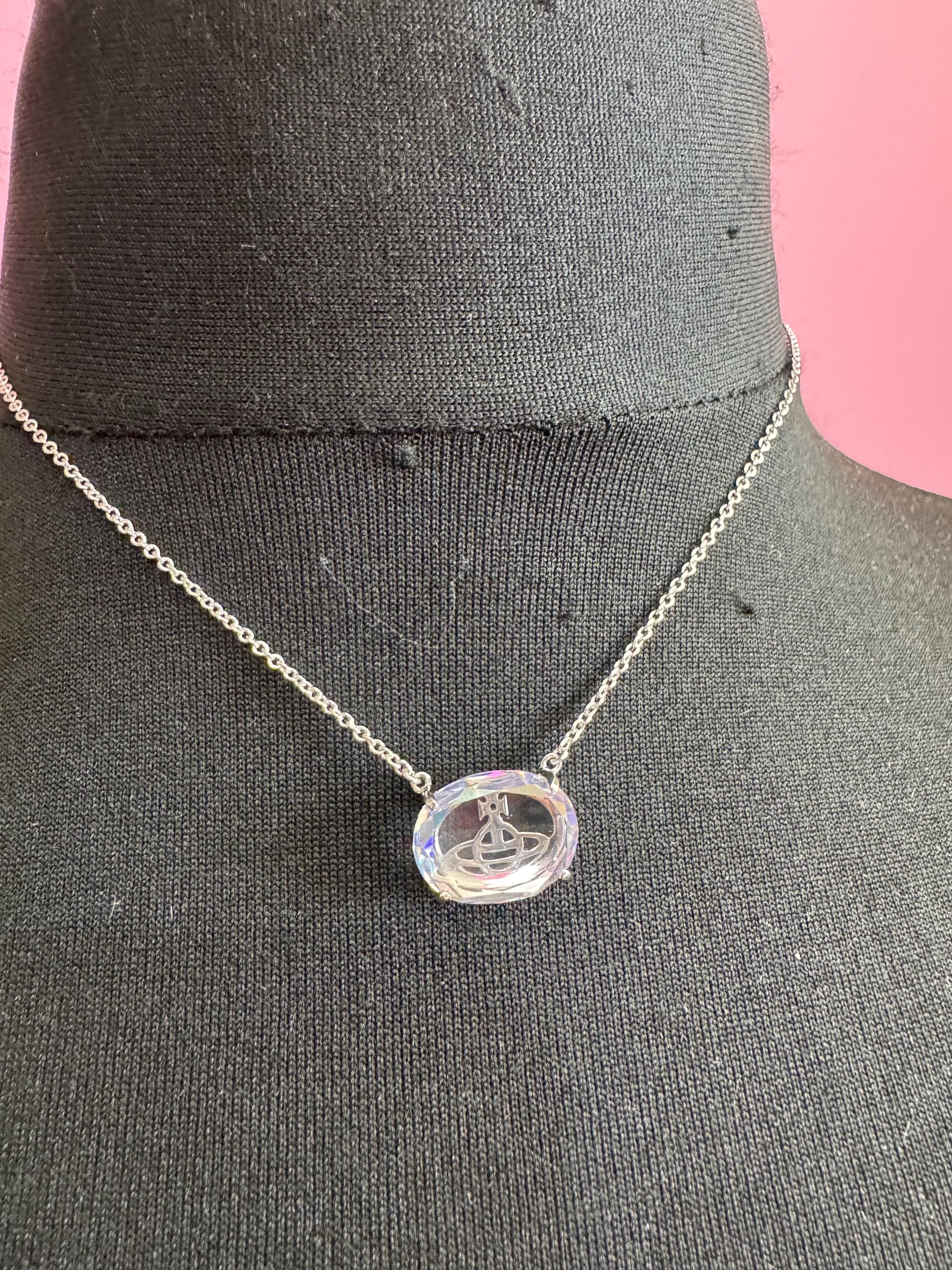 VivienneWestwood】クラッシッククリスタルオーブネックレス 中古 