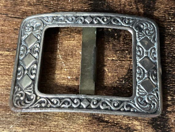 Vintage Ornate Silver-Tone Belt Buckle s-l400.jpg main image 4