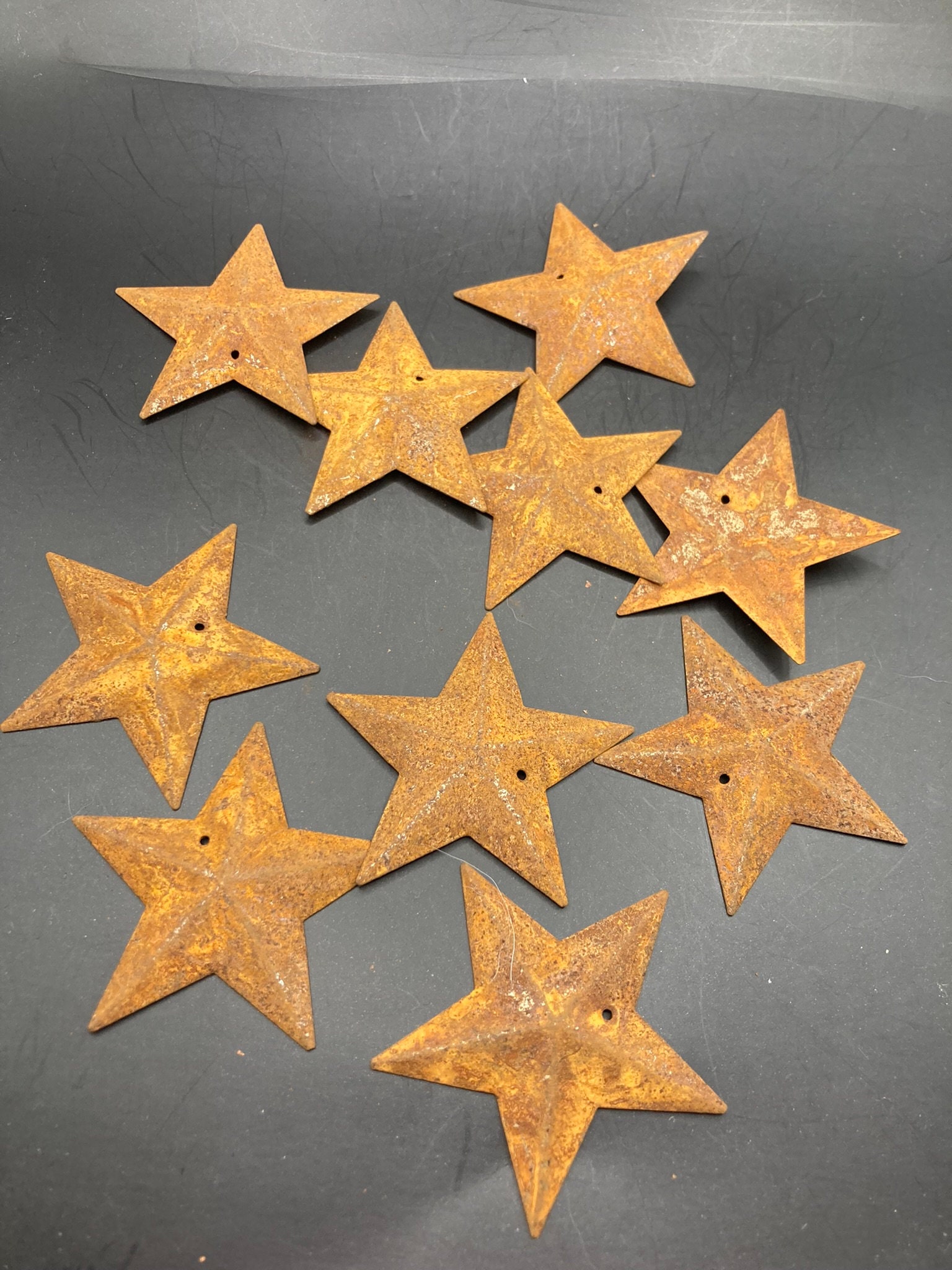 Rusty Metal STARS for Craft ,set of 10 Pieces X 4.5cm - Etsy
