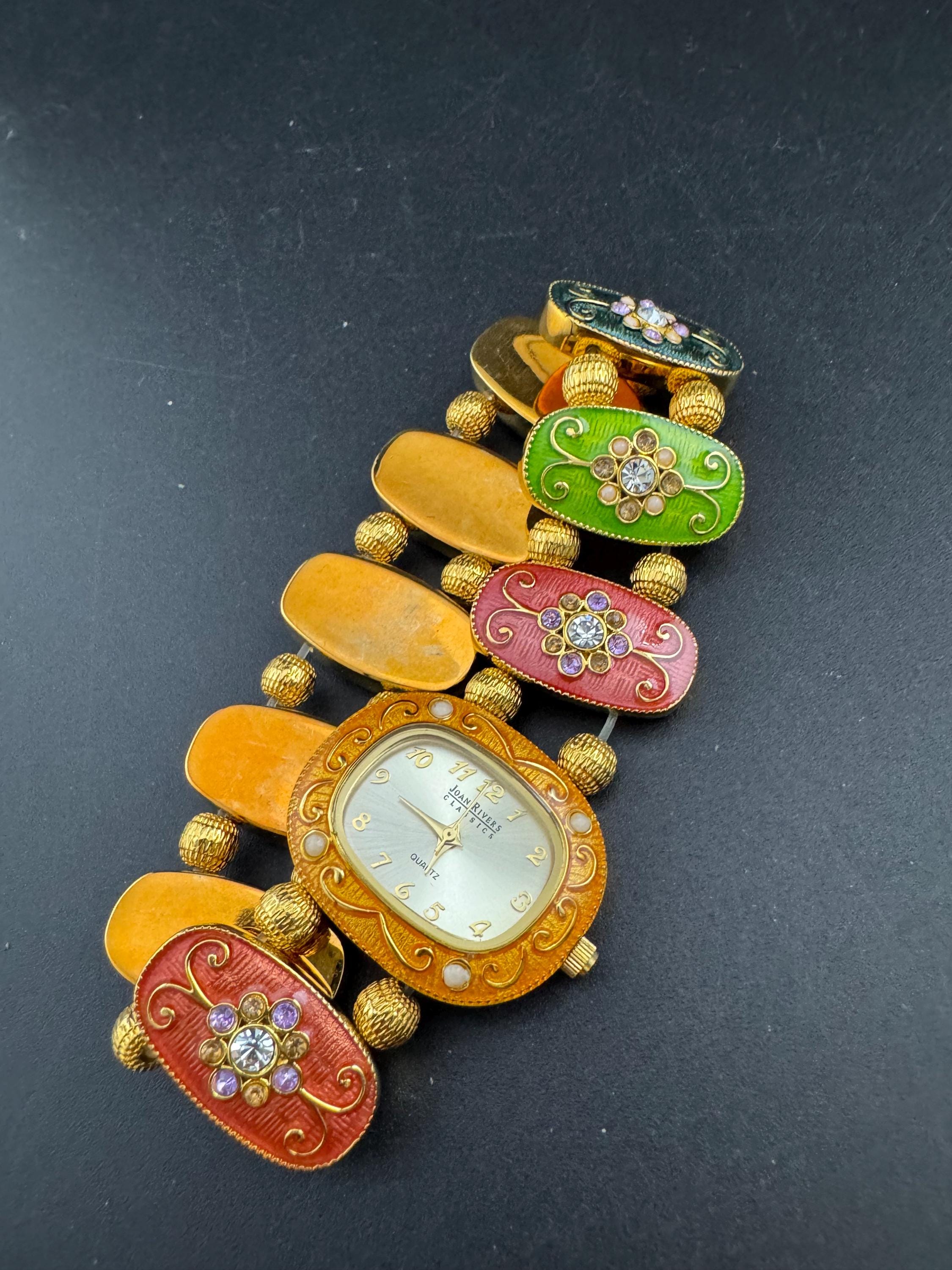 ISO Joan Rivers Flower Watch or similar Joan Rivers the woman you are. Vintage Joan Rivers Enamel  main image 4