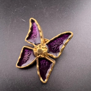 　イヴサンローラン　ブローチ　蝶　バタフライ Ysl Butterfly - Etsy