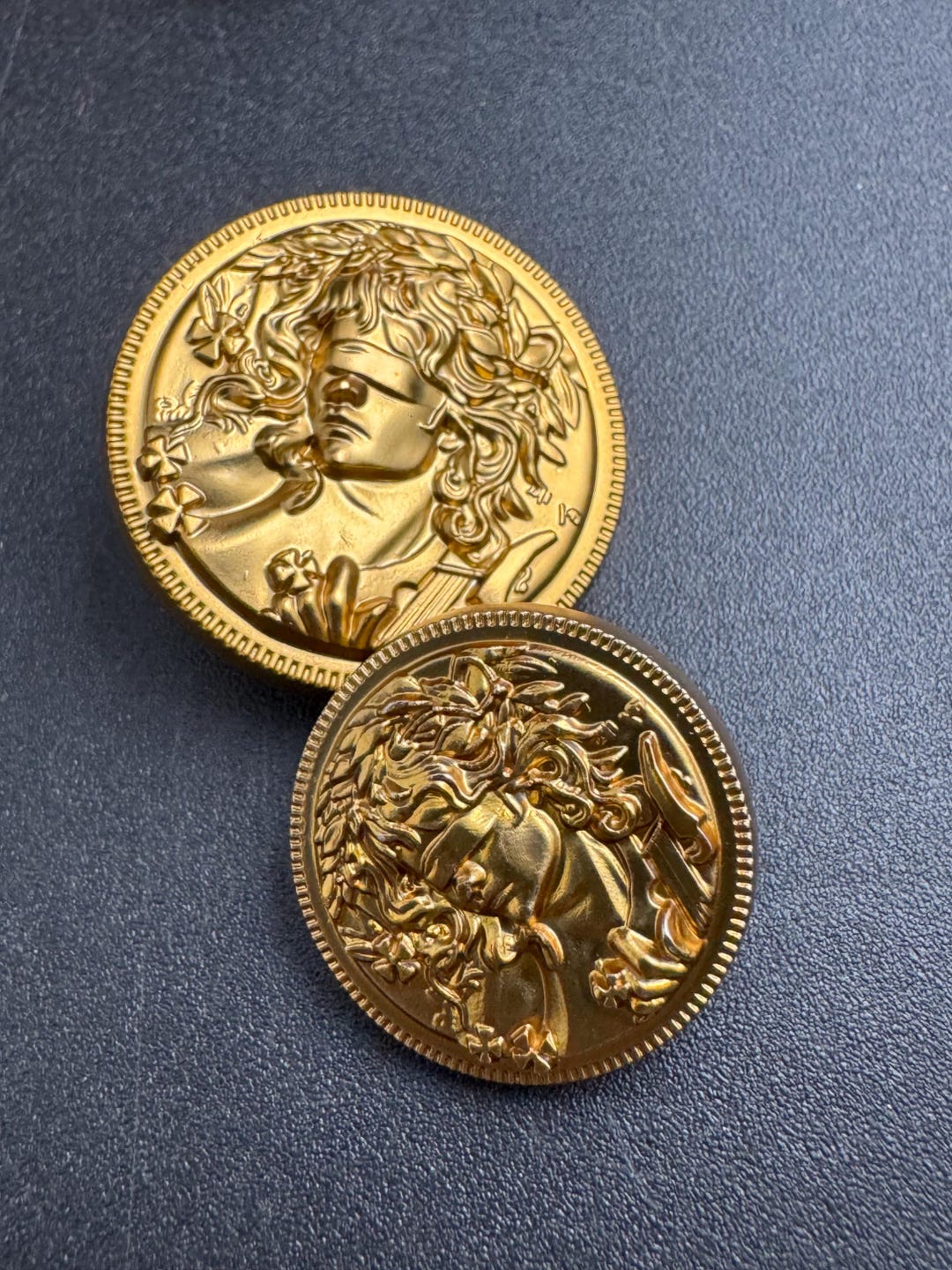 Bright Antique Gold Coin Buttons : Size 25mm or 20mm Metal - Etsy Australia