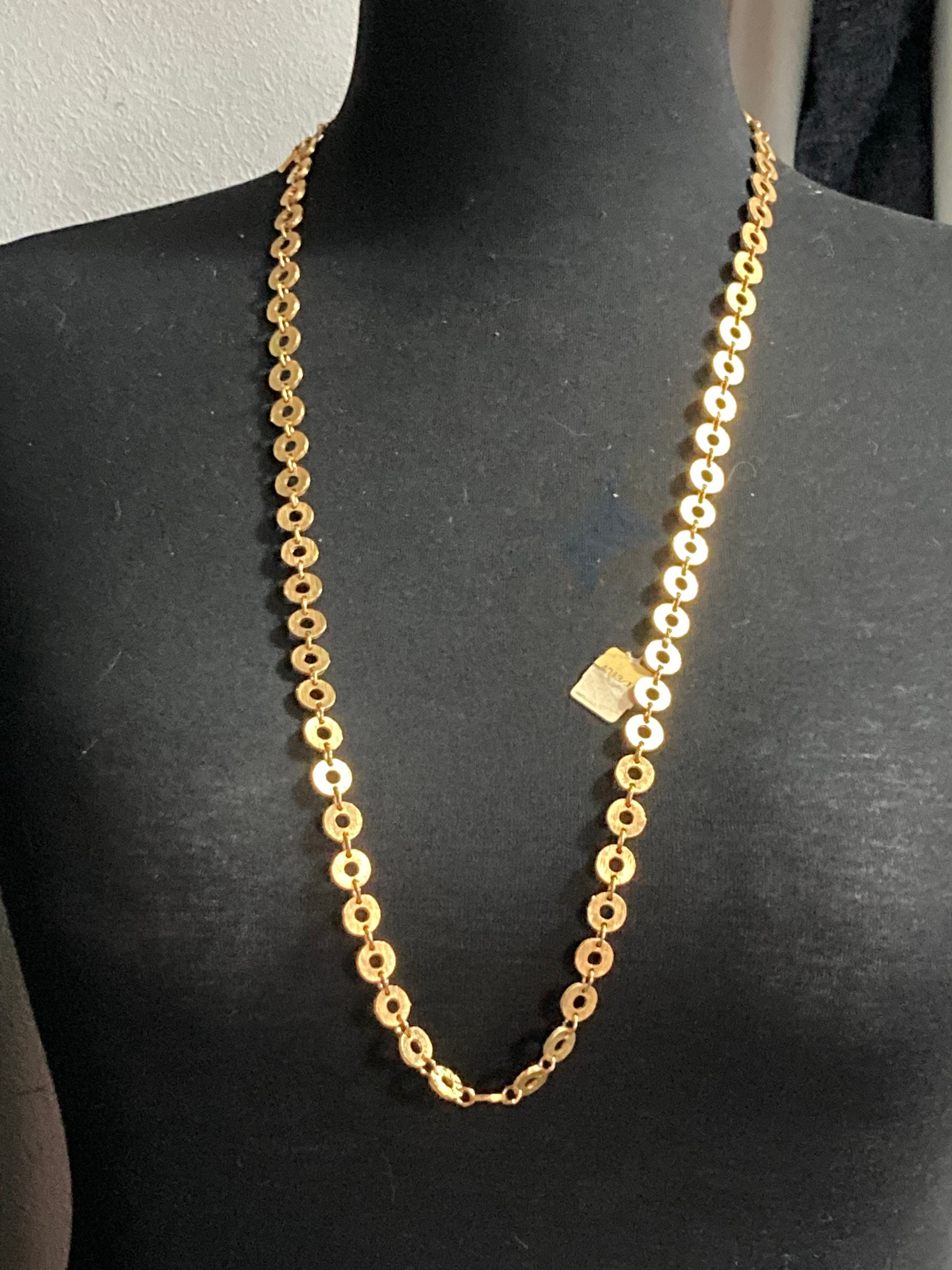 1960s Style Gold Necklace - Etsy