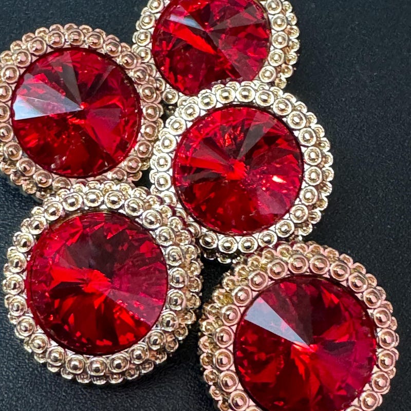 Crystal Buttons - Etsy