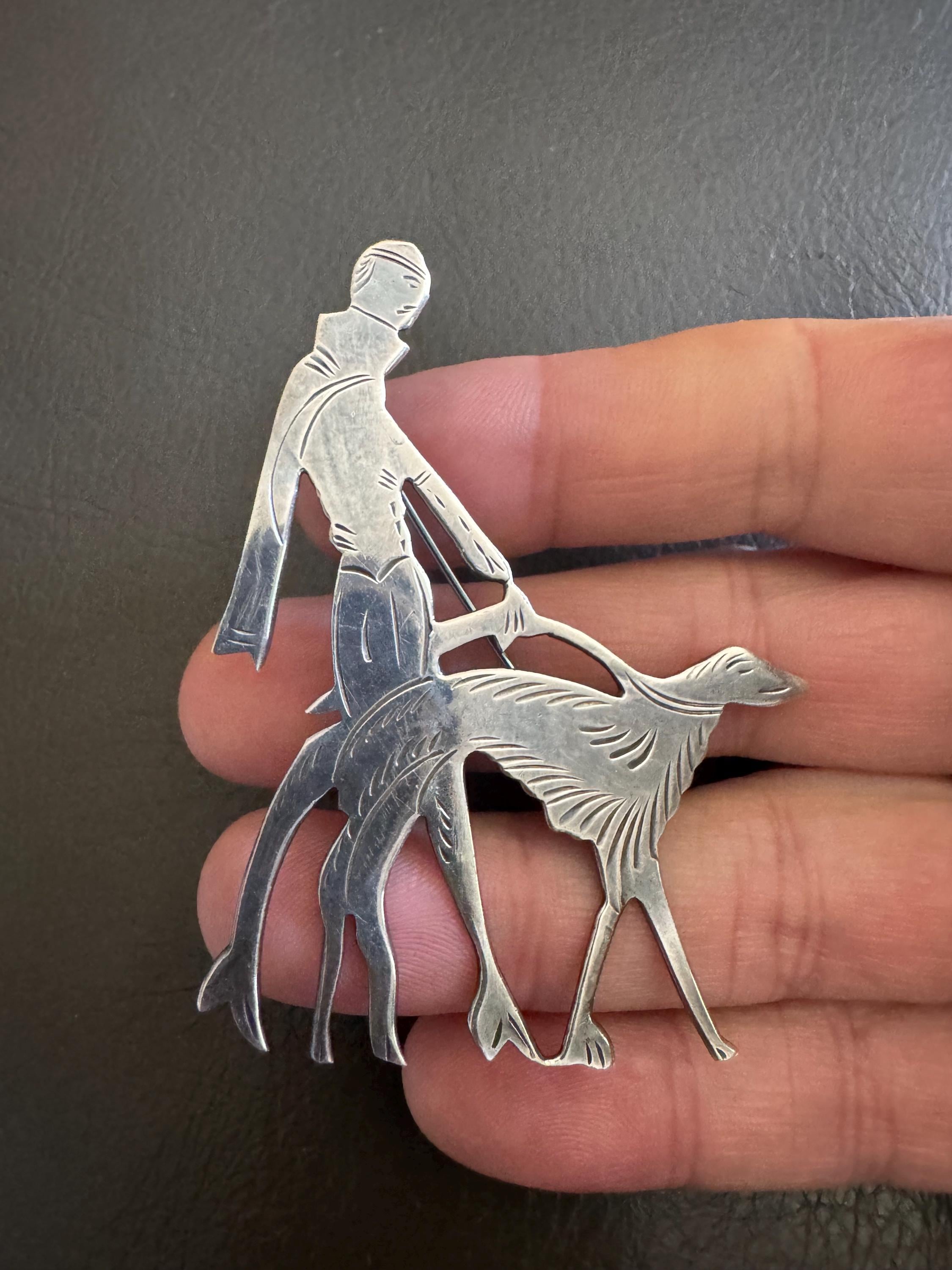 Lady With Borzoi Dog - Etsy