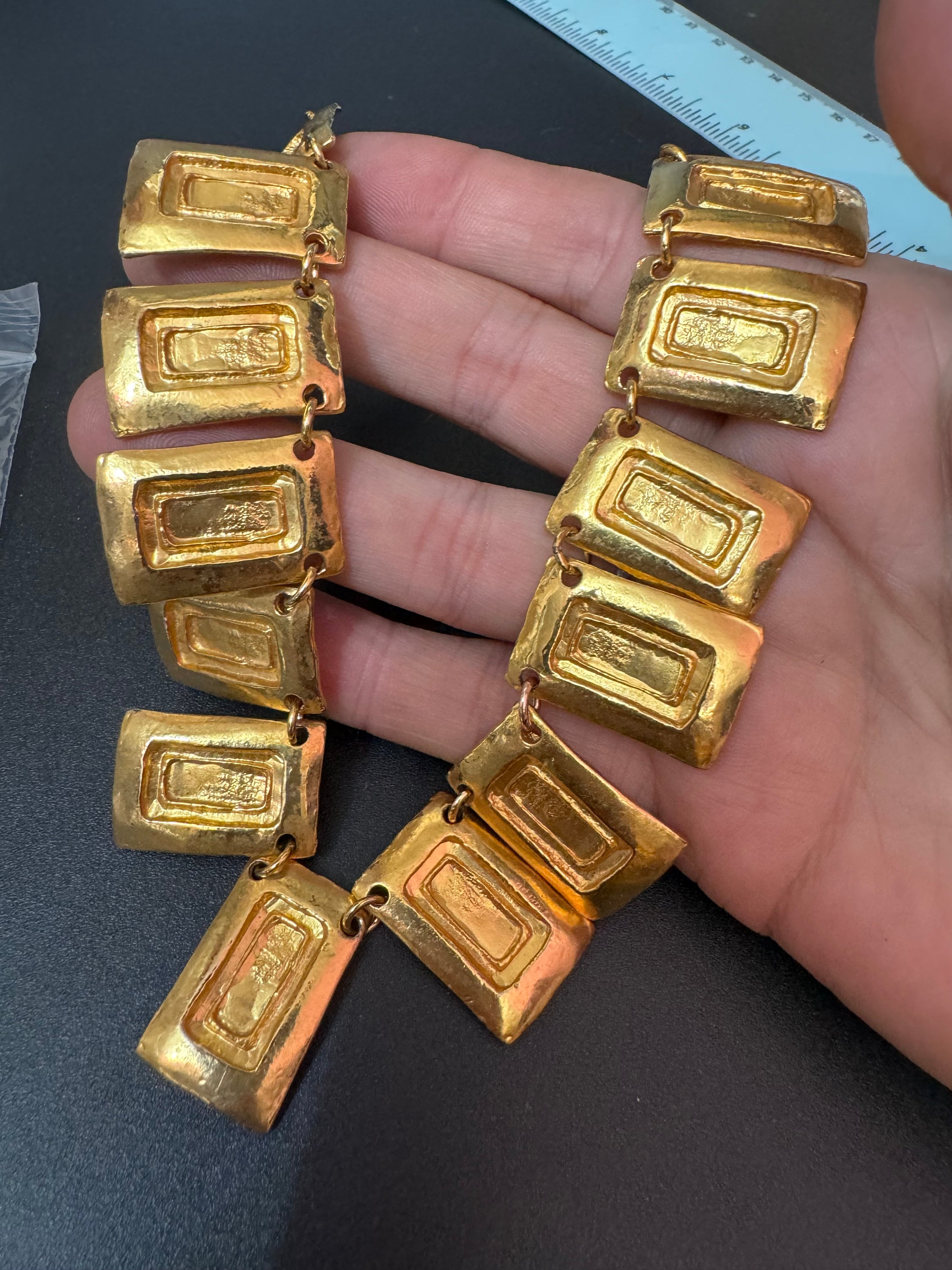 Collier Vintage Plaqué Or Doré - Marque DOLCE VITA - Cuivre Doré à L'or Fin 24 Carats - Tailles S,M,L