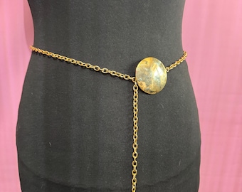 こ*は様 CHANEL ゴールドトーンリング 31 RUE CAMBON CHANEL Gold CC 31 Rue Cambon Medallion Chain Belt - Etsy
