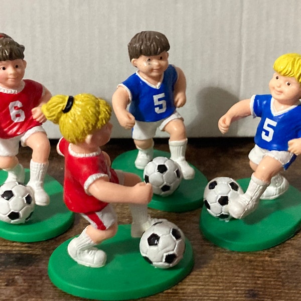 Women’s girls football cake topper decoration player and goal lionesses ladies
