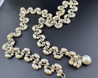 Pearl Chain Belt: Women display picture 1