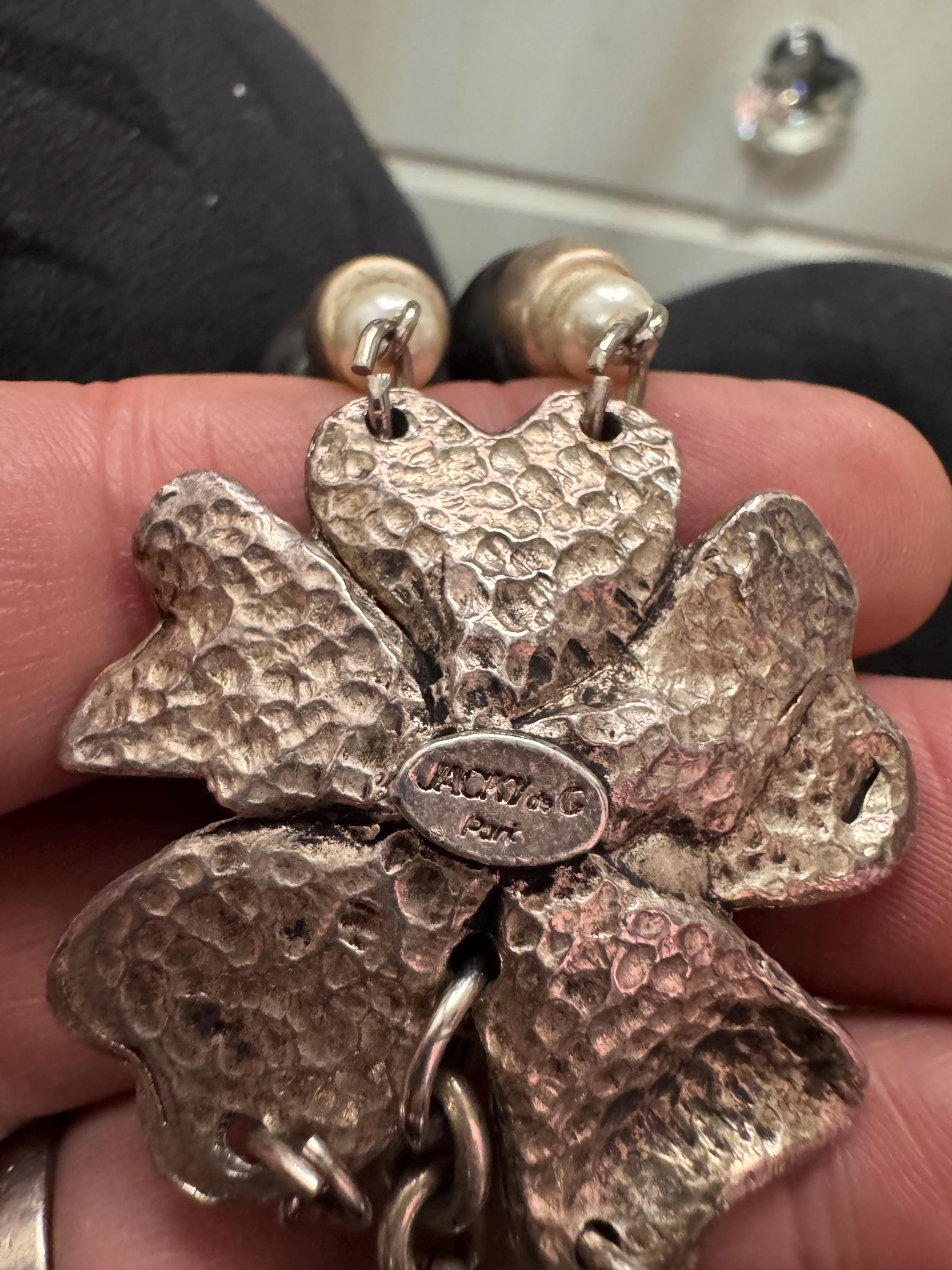 Collier Vintage Jacky De G Paris - Pendentif En Métal Doré - Bijou Ancien Et élégant - Occasion