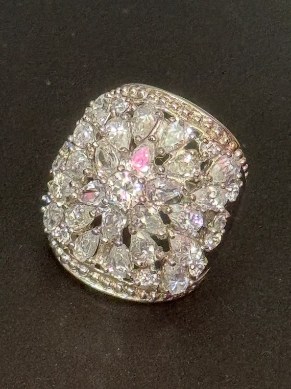 Diamonique anelli a fascia best sale