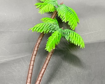 price each plastic model tropical Miniature palm tree dolls house scenery