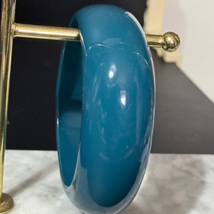 Lot De 3 Bracelets Vintage En Turquoise Bleue Du Mexique - Métal Plaqué Argent, Occasion En Bon état