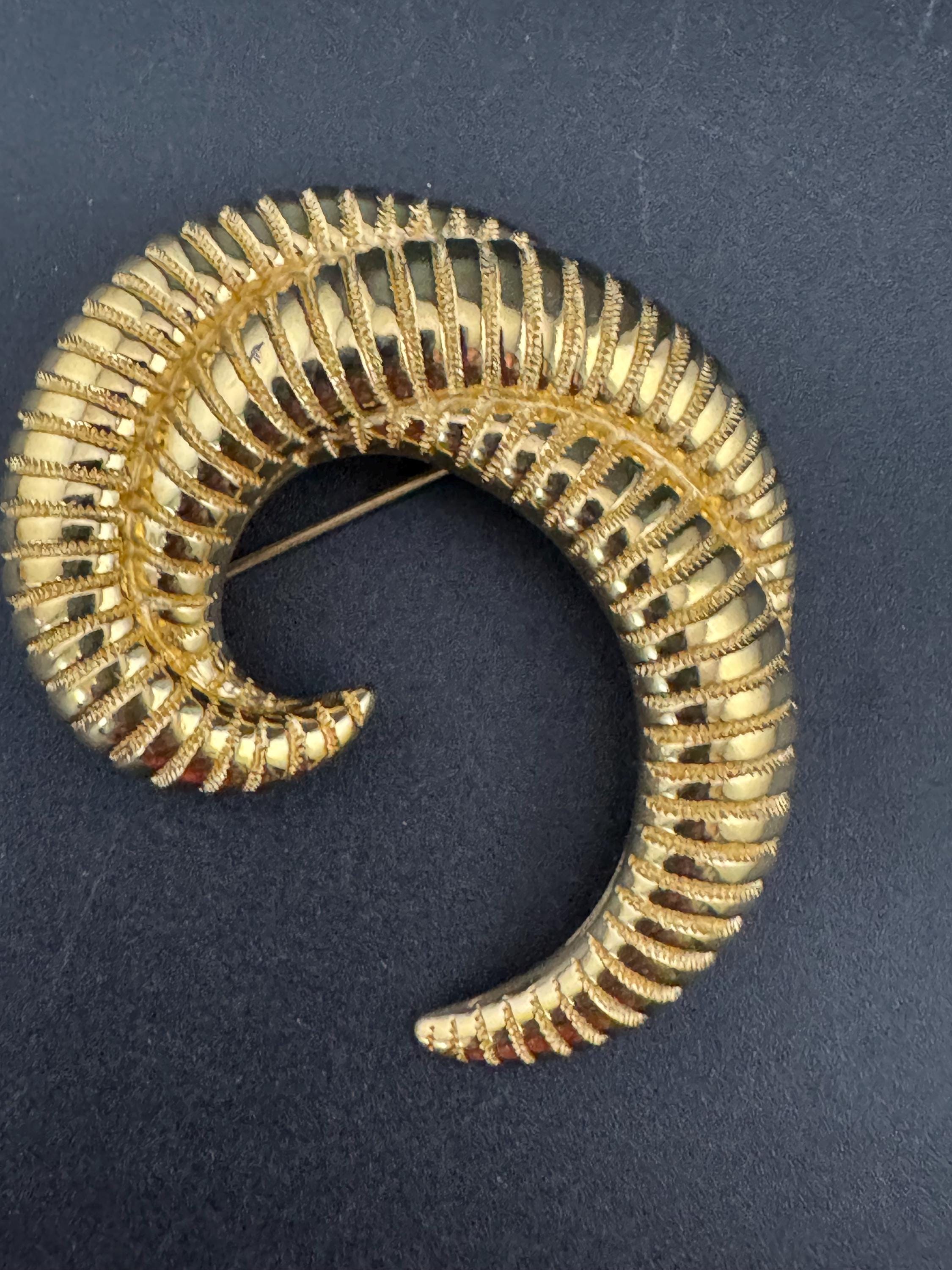モネ Monet ヴィンテージ brooch | rope vintage ブローチ ONLINE gold 