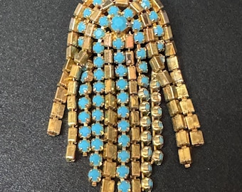 Broche Vintage Signée Murat Paris - Plaquée Or - Ancienne En Très Bon état