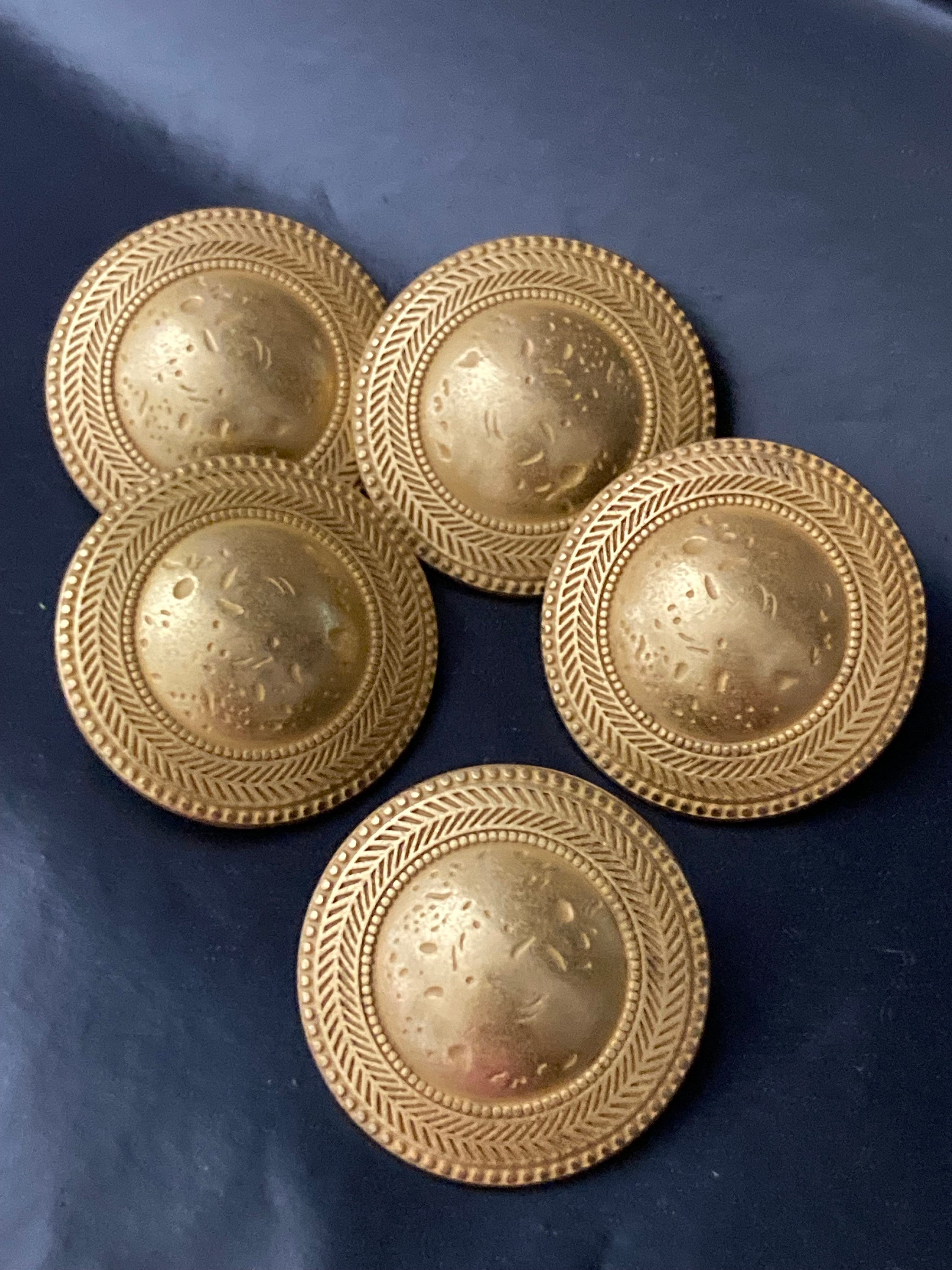 Dome Brass Buttons 14/17/19/20/23/28mm Antique Brass 