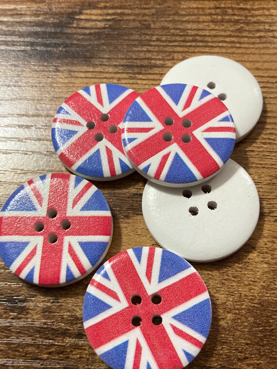 Union Flag 4-Hole Button Union Flag 4-Hole Button