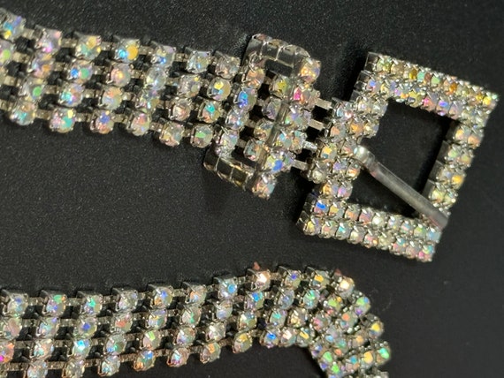 AB Rainbow Diamanté Chain Link Belt , Adjustable to 102cm - Etsy