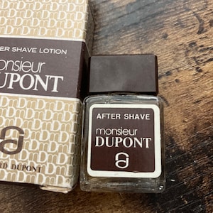 Vintage Monsieur DuPont (1970) by Richard DuPont Men’s Fragrance aftershave 10ml