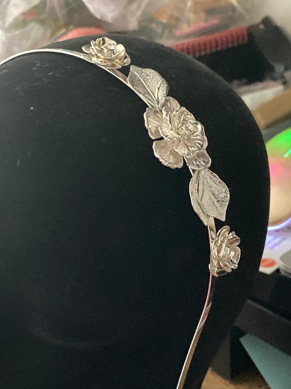 Rhinestone Ladies Girls Tiara, Silver Tone Clear Crystal - Etsy display picture 1