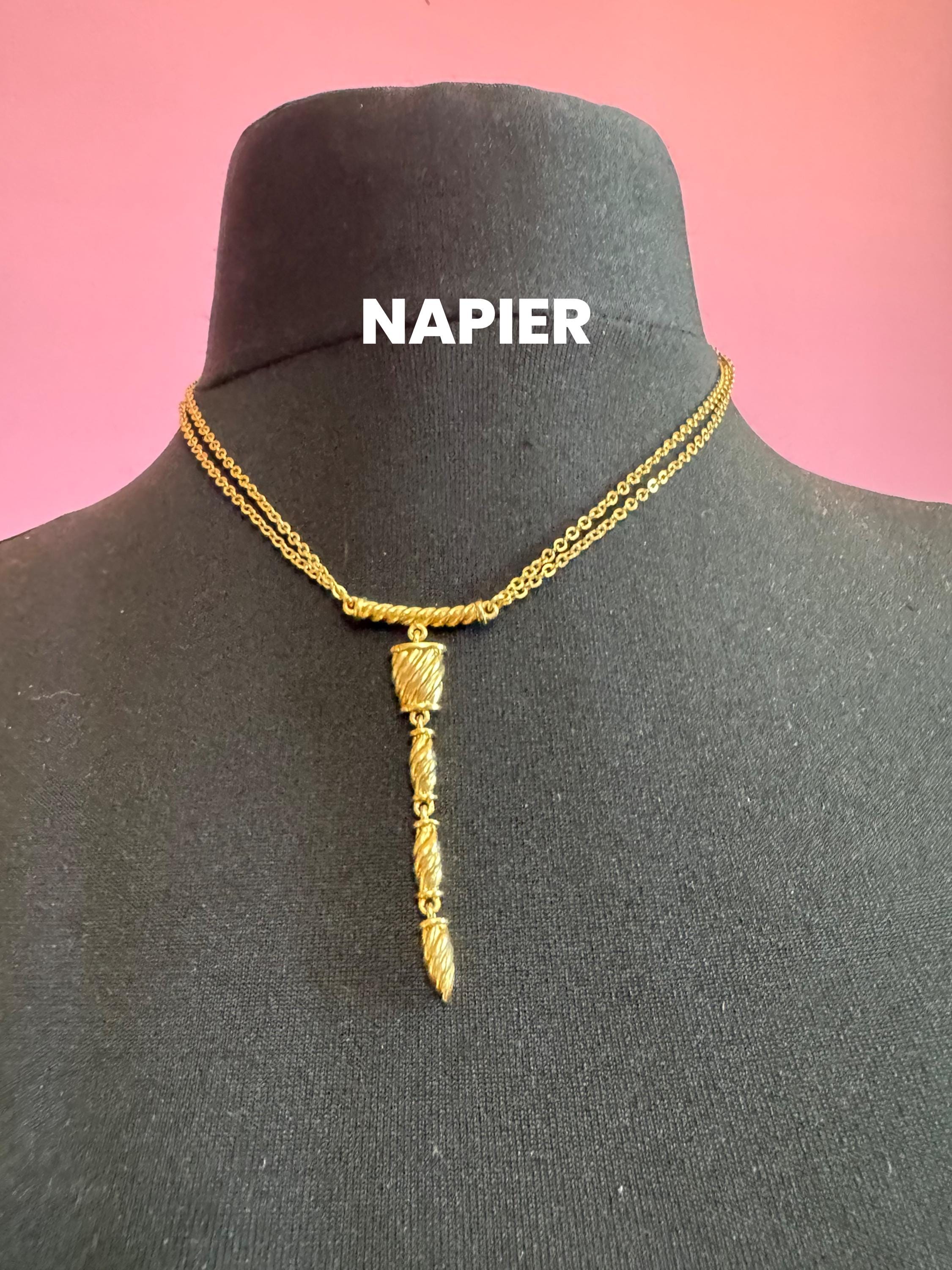 Vintage napier gold chain - Etsy 日本