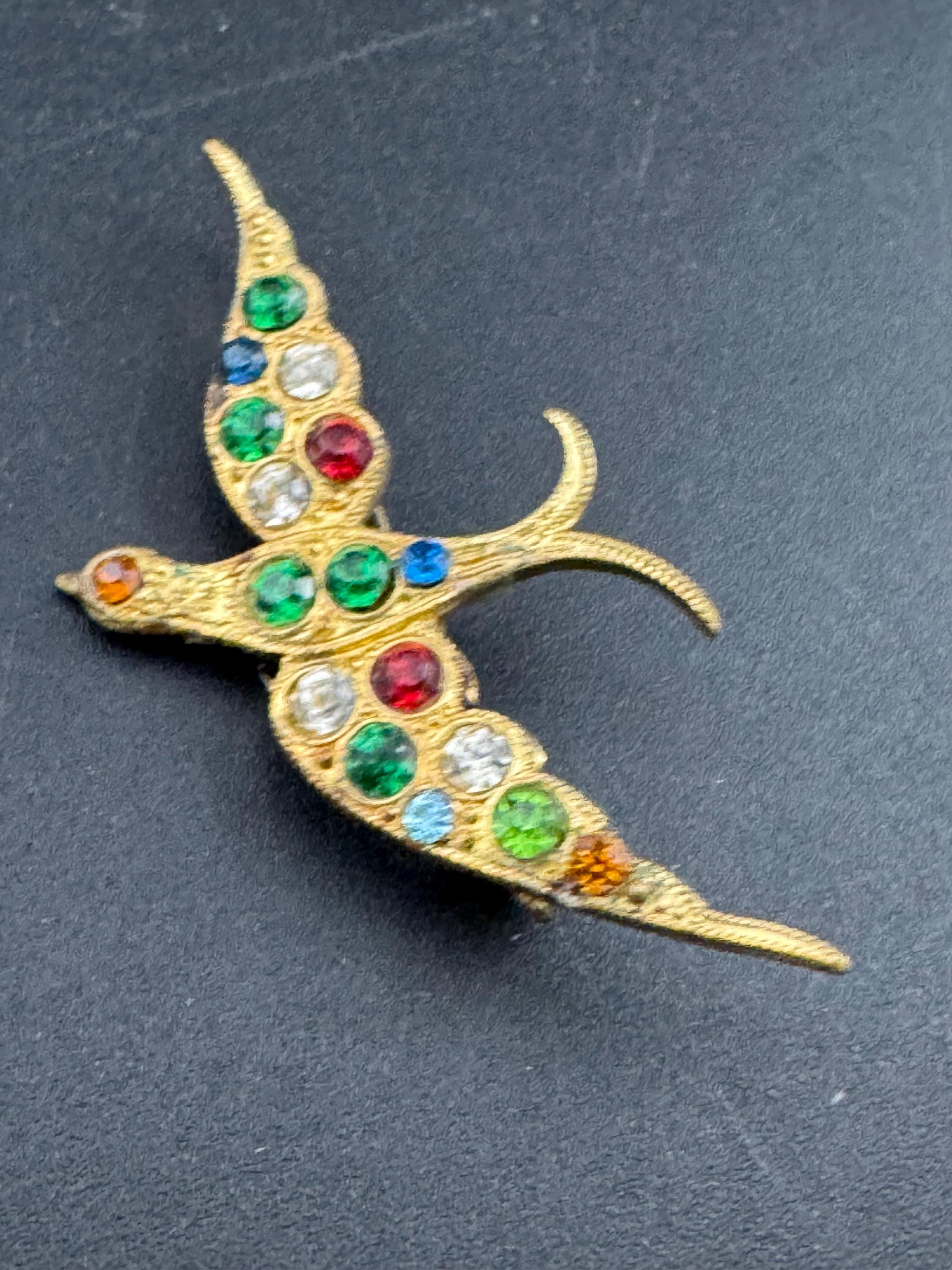 Broche barrette début du XXème Siècle - Or, Diamants et Perles