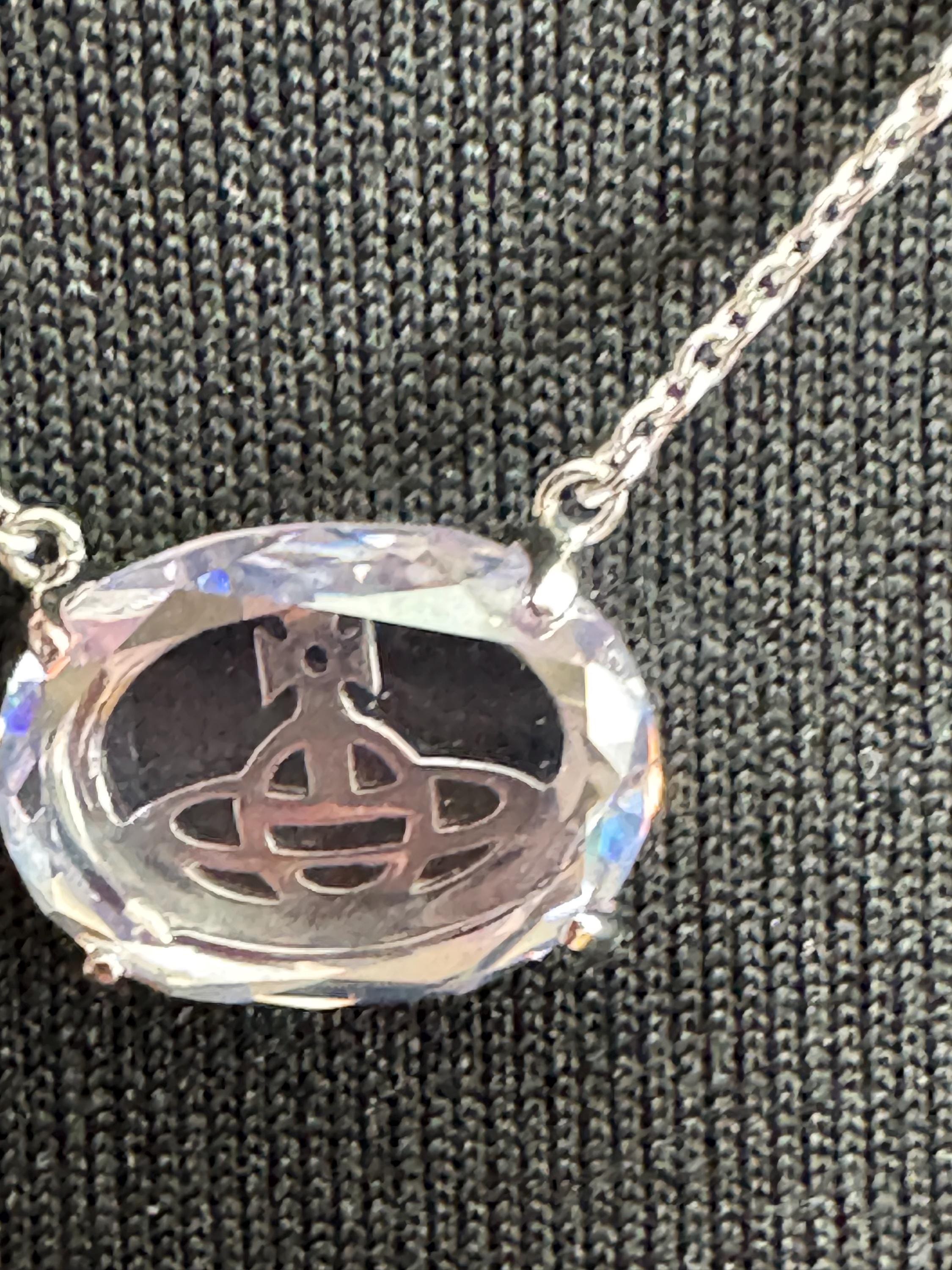 Vivienne Westwood Necklace: Lilac Swarovski Crystal Orb - Etsy