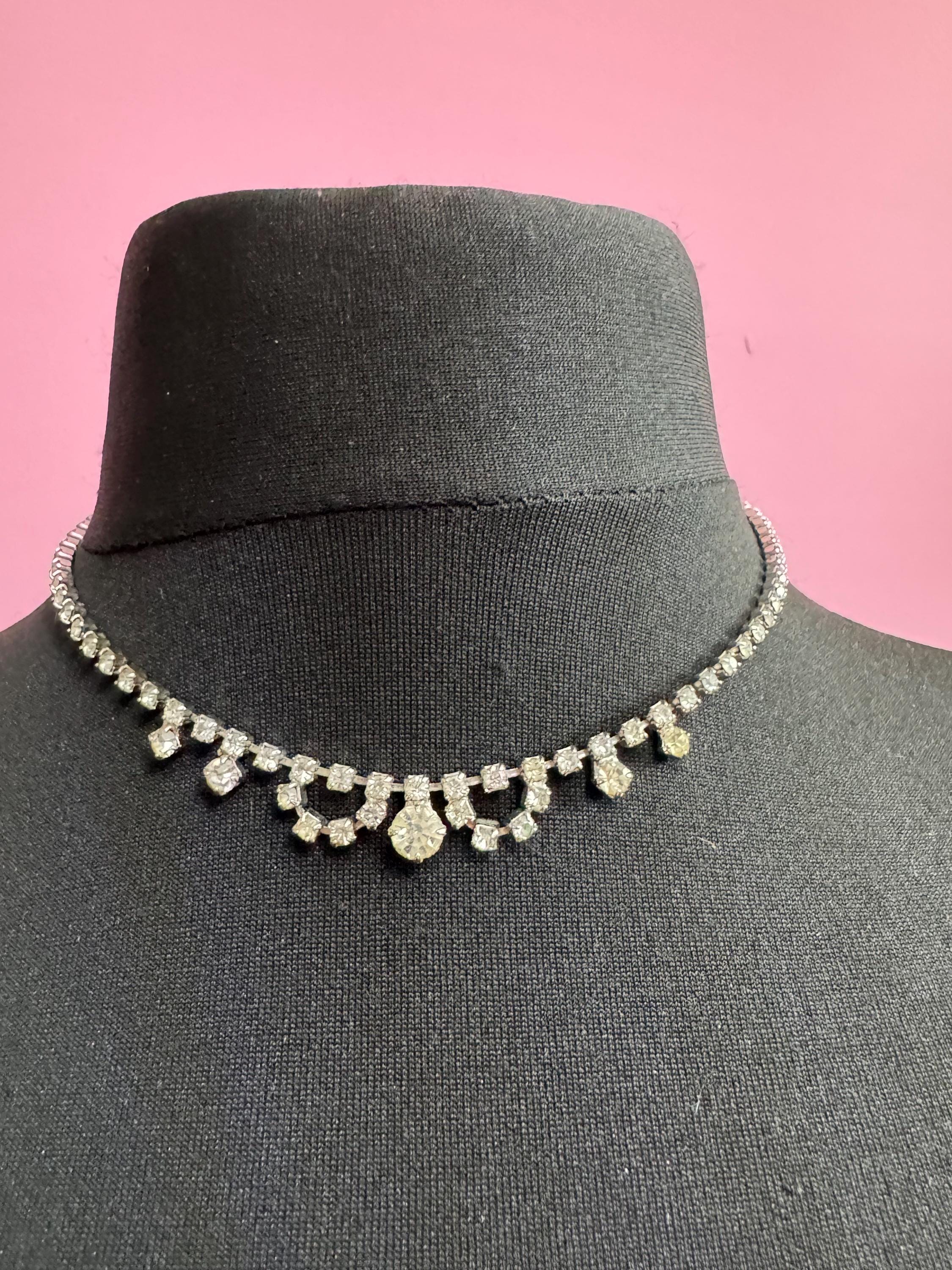 Collier Couturier Des Années 1930 - Bijou Vintage Occasion, Style Art Déco