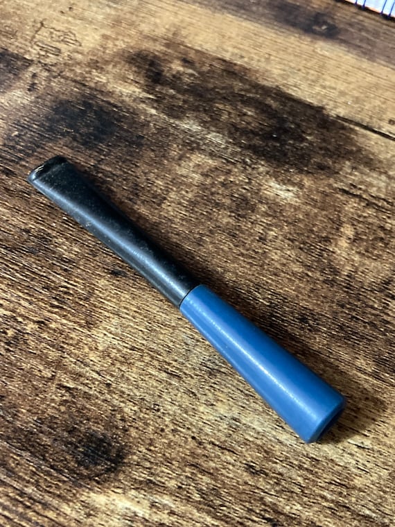 Vintage Long Cigarette Holder, 1920s Bakelite / Early Plastic BLUE and  BLACK