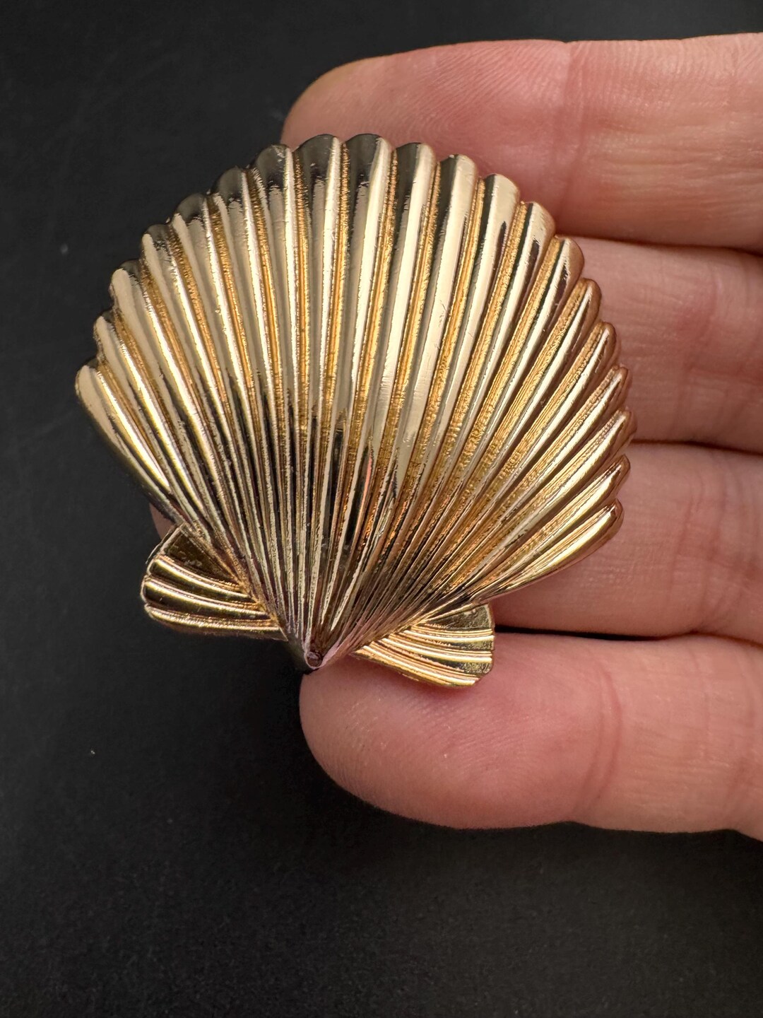 Large Gold Seashell Button 40mm, Nautical Range, 1 Piece 4cm - Etsy