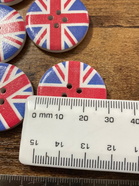 Union Flag 4-Hole Button Union Flag 4-Hole Button