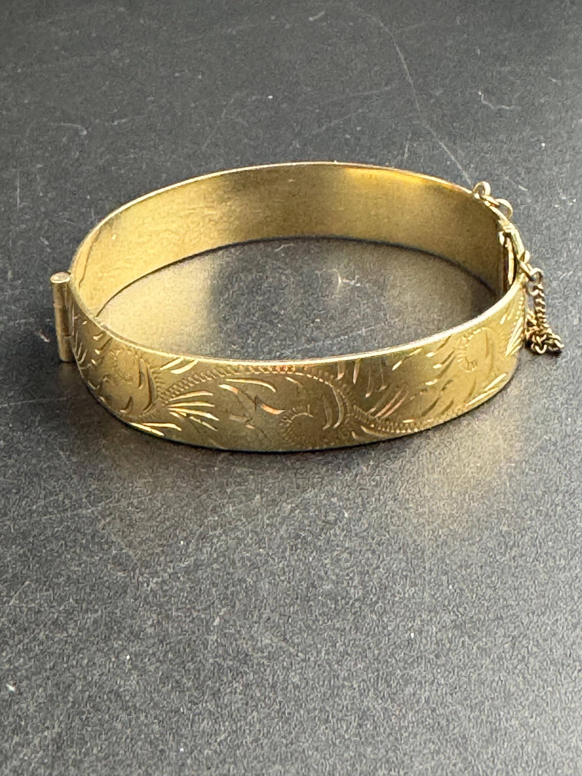 Rolled gold bangle vintage - Etsy 日本