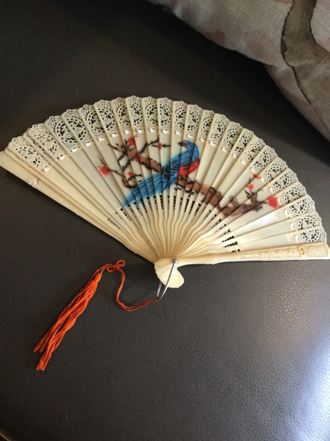 Antique to Vintage Ladies Hand Held Fan Oriental Chinese Etsy