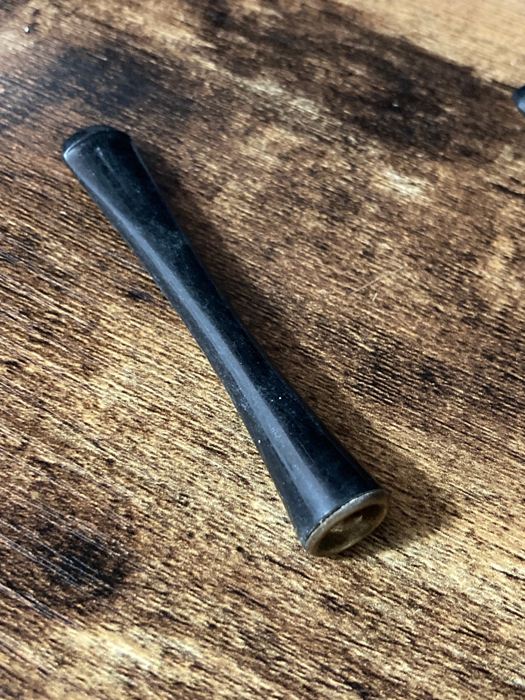 Long BLACK Cigarette Holder 7.6cm Brass Ferule Etsy Canada